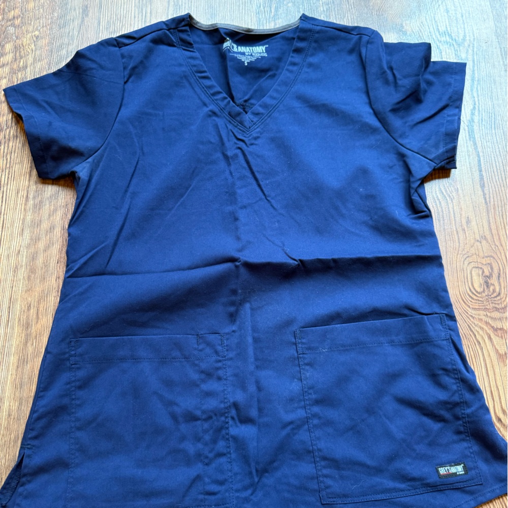 Grey's Anatomy Navy Blue Women's Top